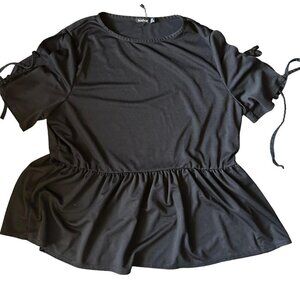 BooHoo Black Top Size 22